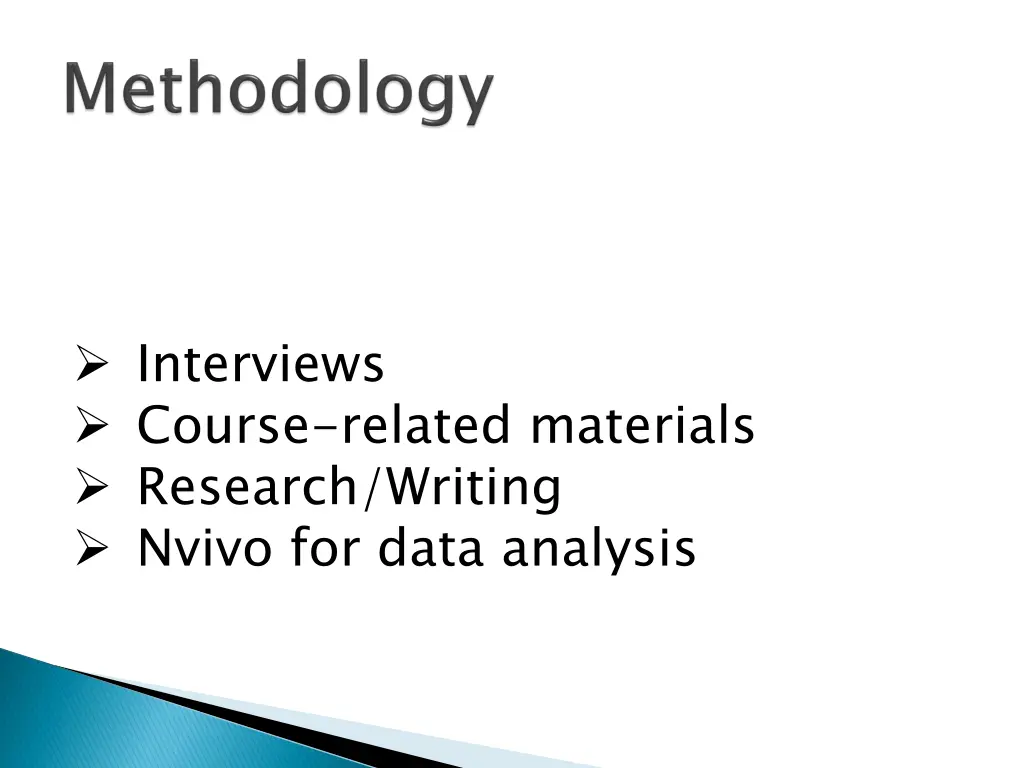 interviews course related materials research