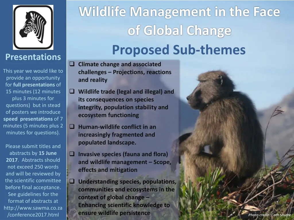 wildlife management in the face of global change 2