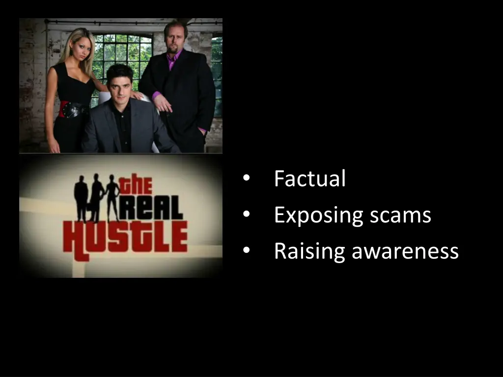 factual exposing scams raising awareness