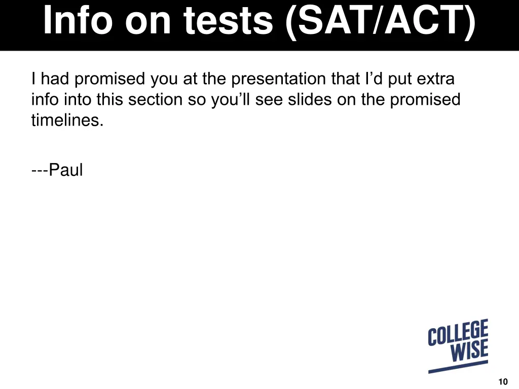 info on tests sat act