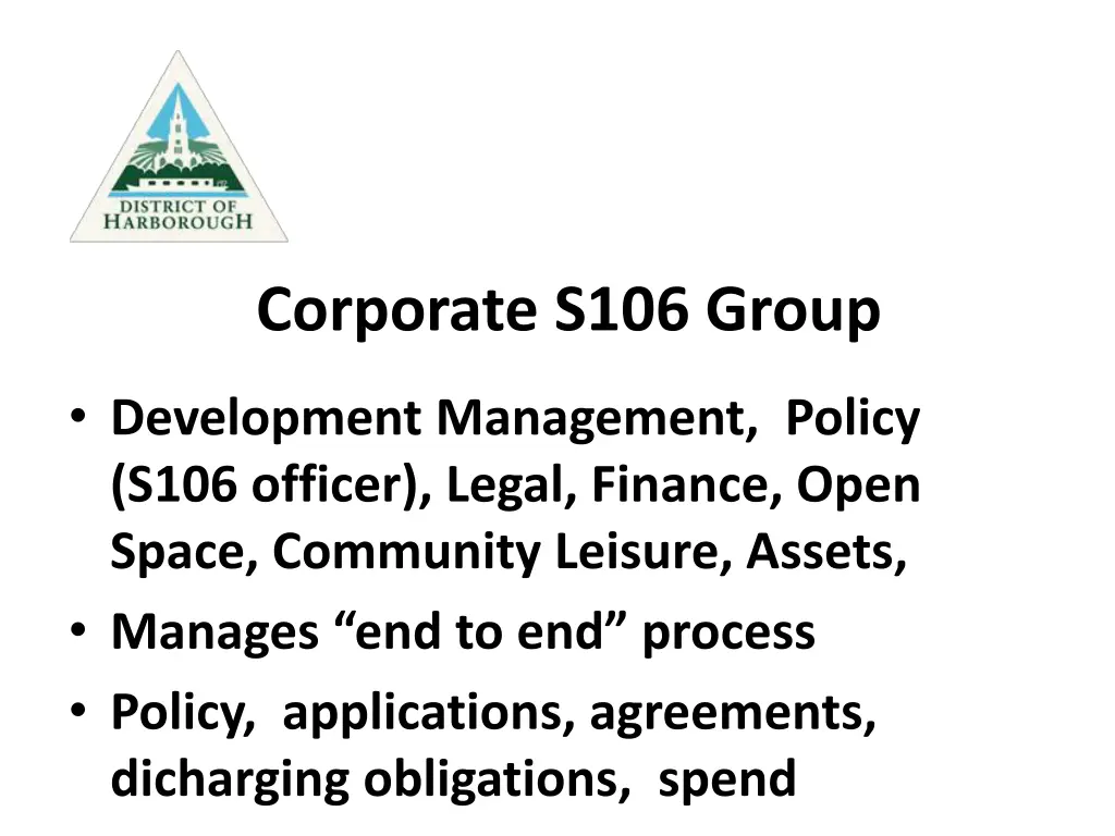 corporate s106 group