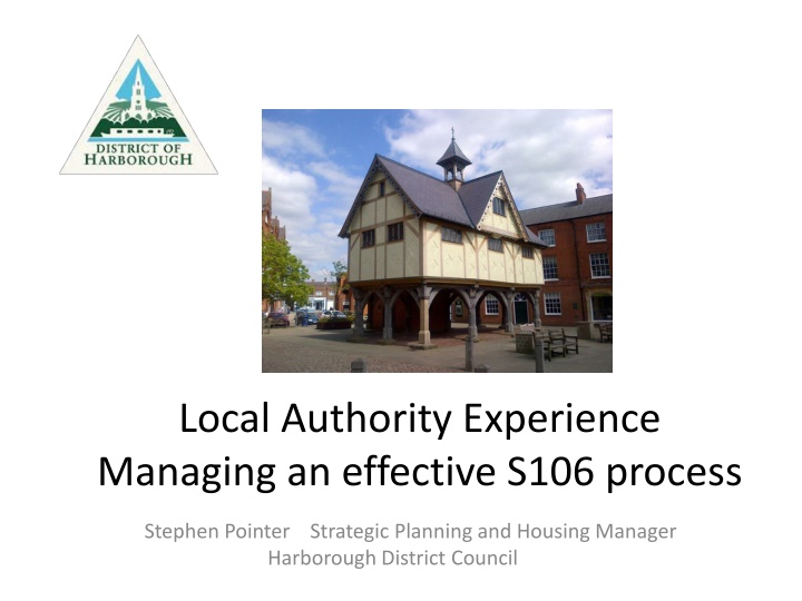 local authority experience managing an effective