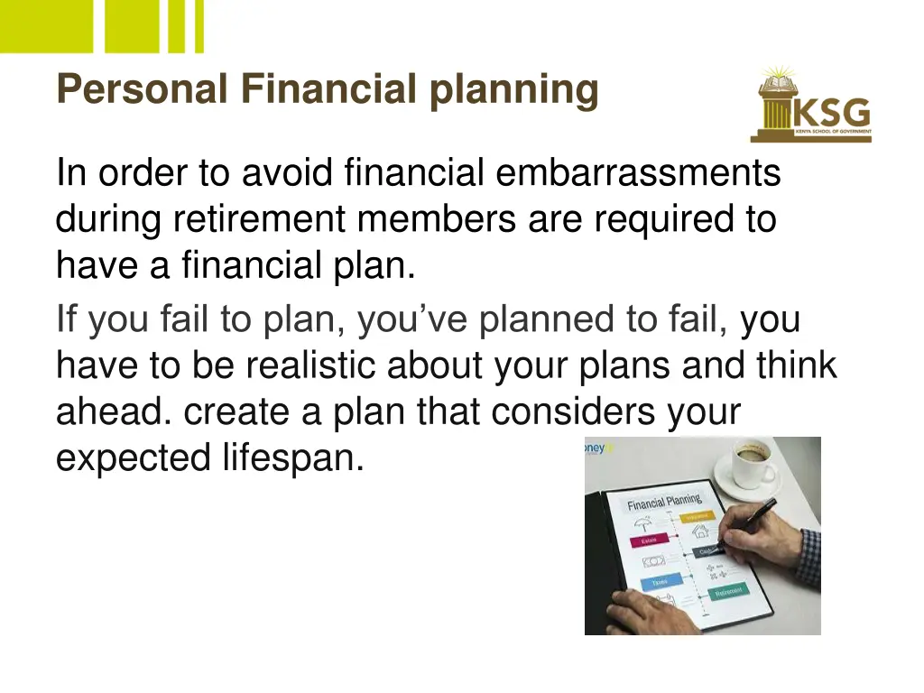 personal financial planning