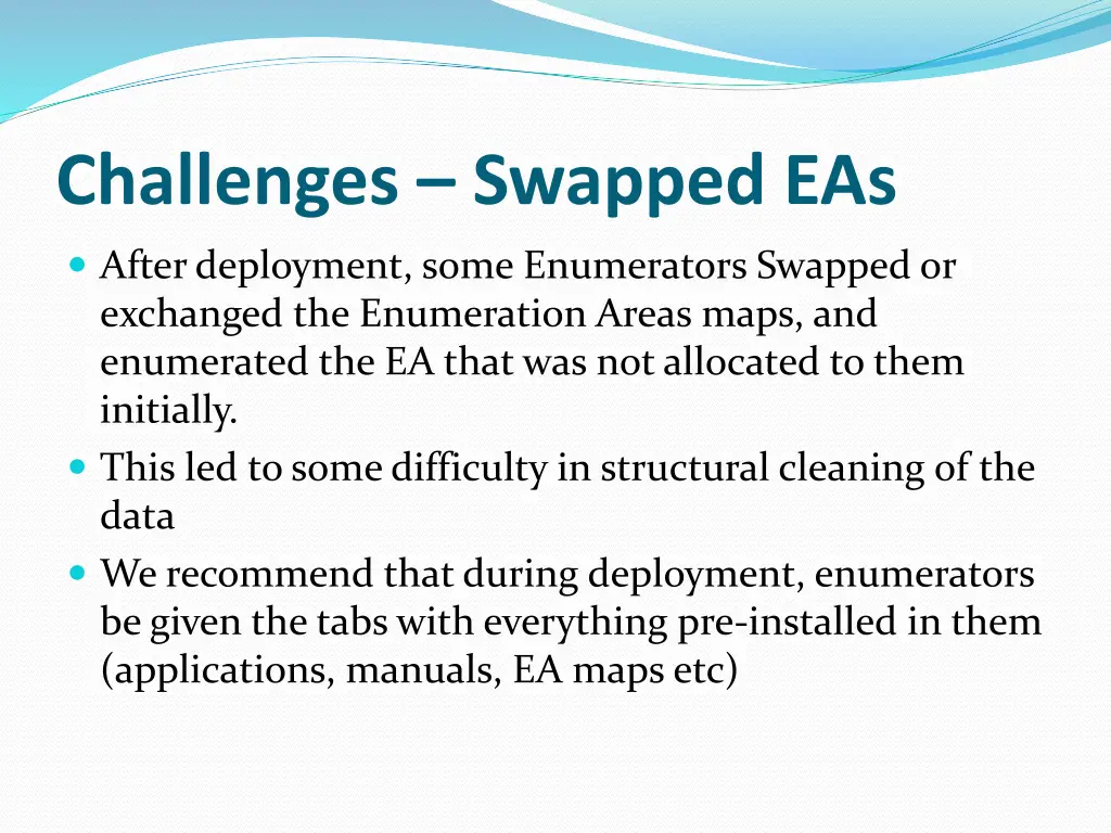 challenges swapped eas