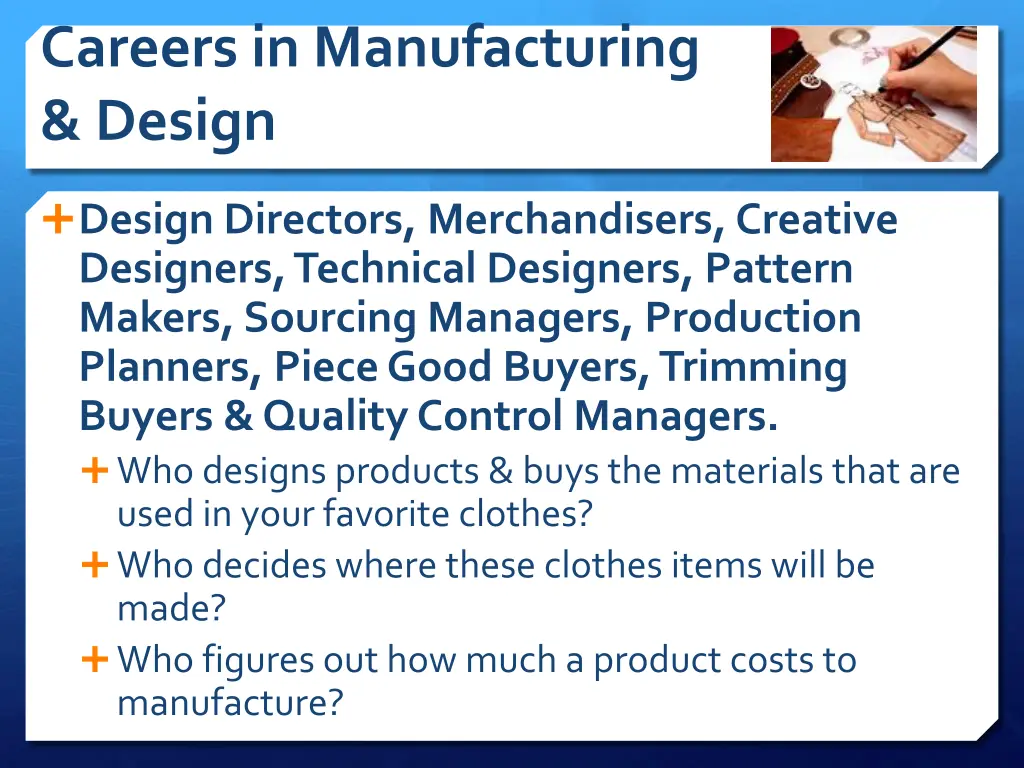 careers in manufacturing design