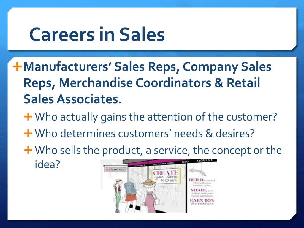 careers in sales