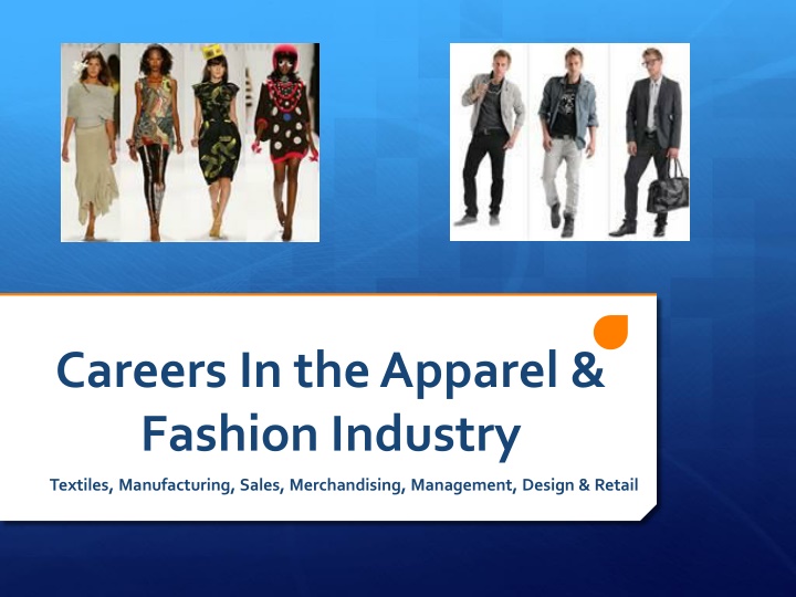 careers in the apparel fashion industry