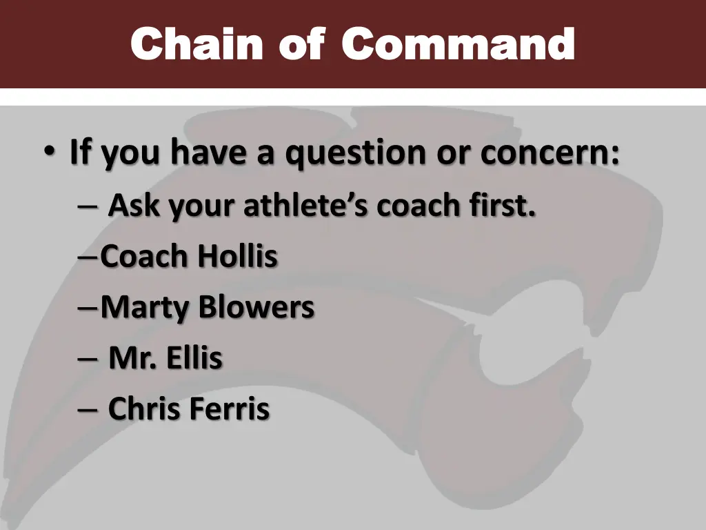 chain of command chain of command