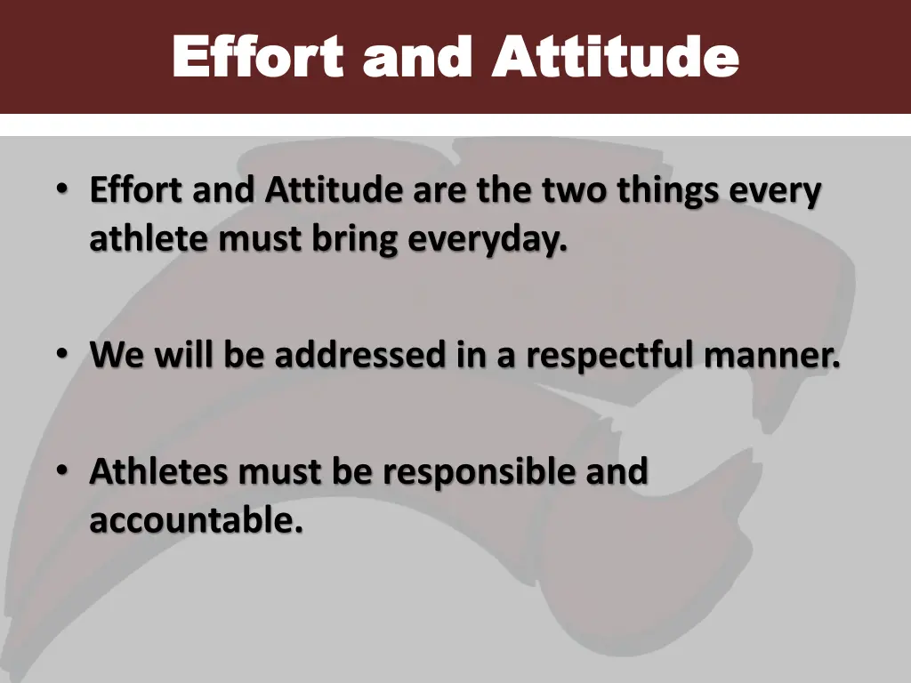 effort and attitude effort and attitude