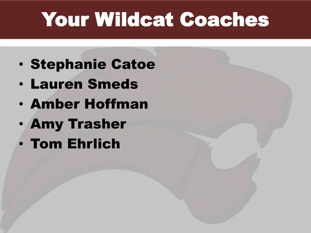 your wildcat coaches your wildcat coaches 1