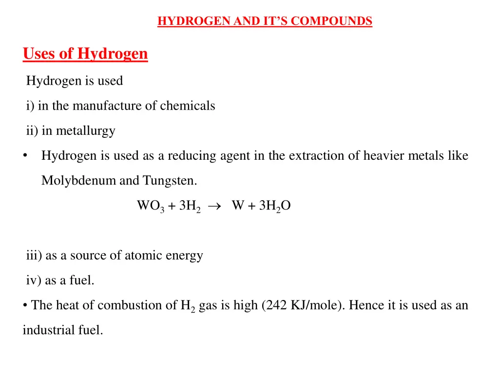 hydrogen and it s compounds 10