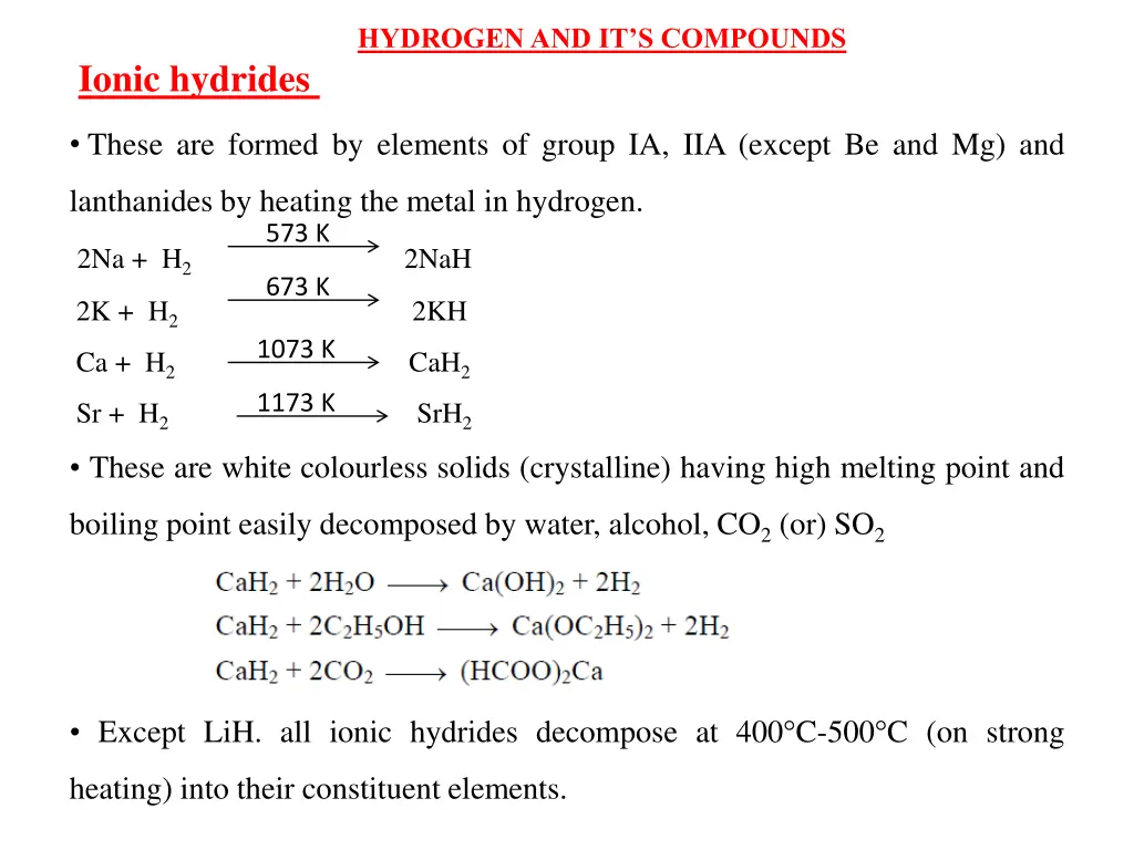 hydrogen and it s compounds 15