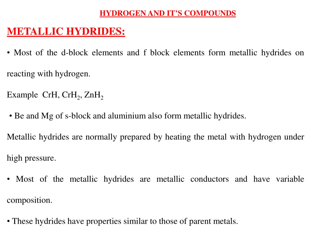 hydrogen and it s compounds 24