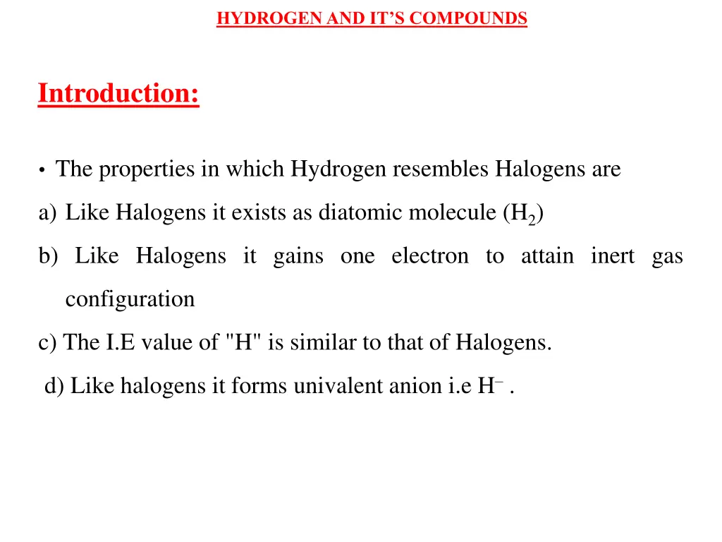 hydrogen and it s compounds 3