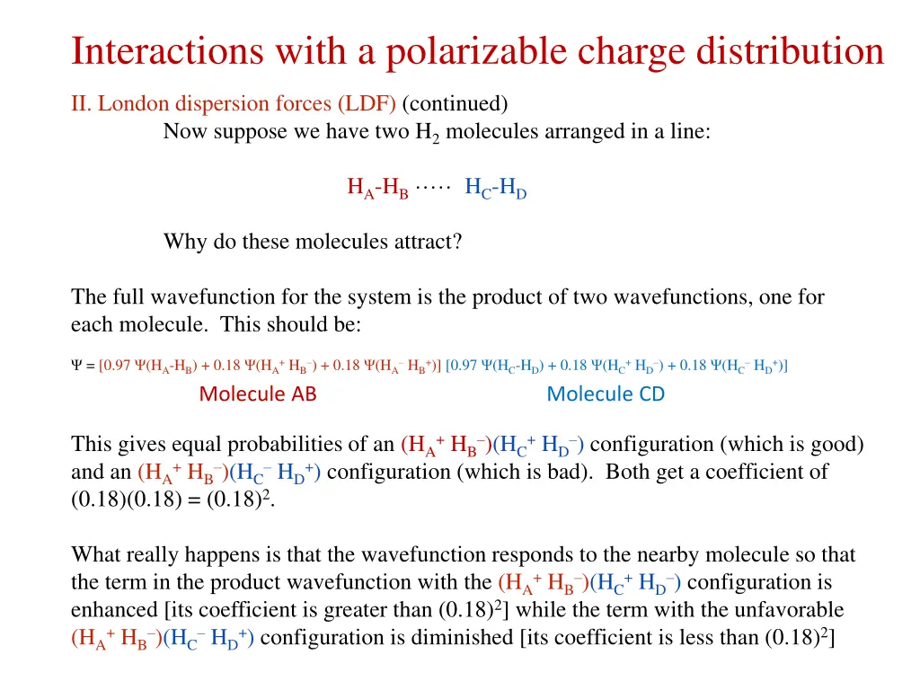 interactions with a polarizable charge 2