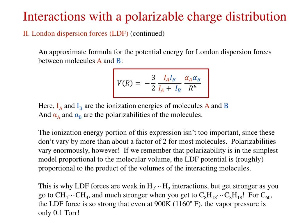 interactions with a polarizable charge 3