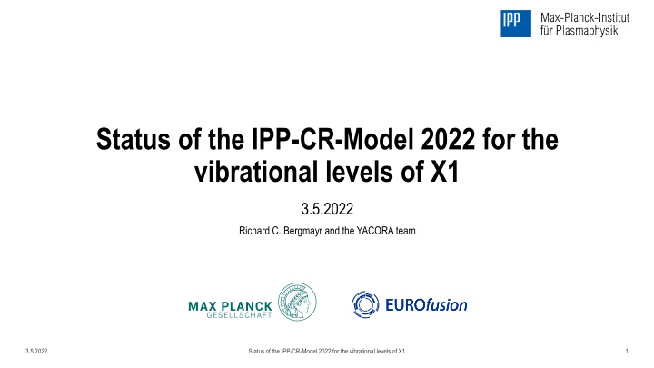 status of the ipp cr model 2022