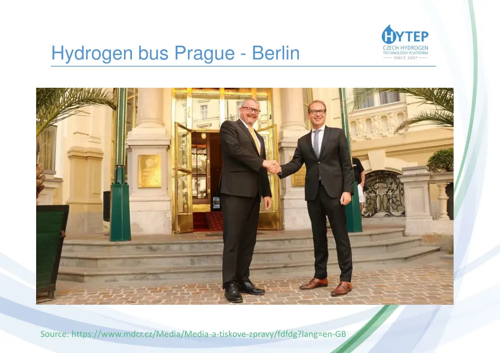 hydrogen bus prague berlin