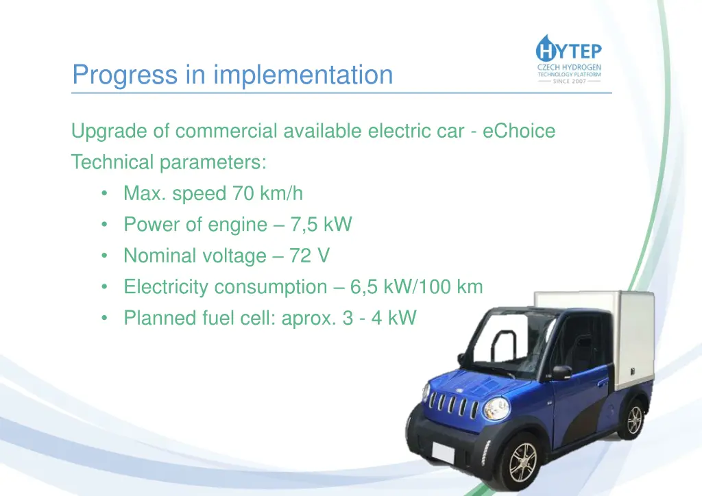 progress in implementation 2