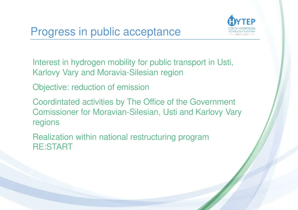 progress in public acceptance 7