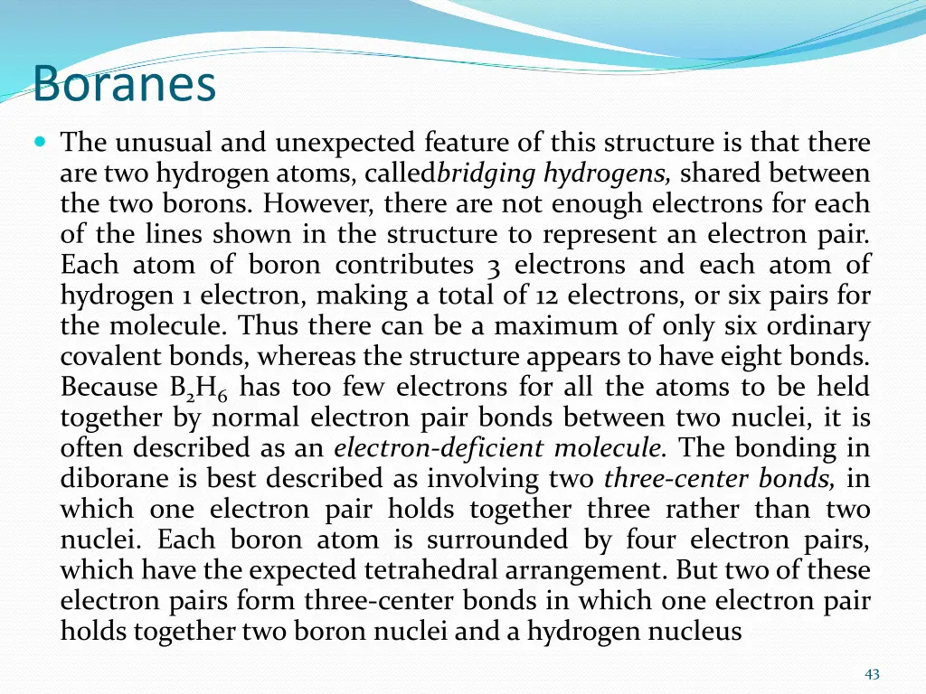 boranes