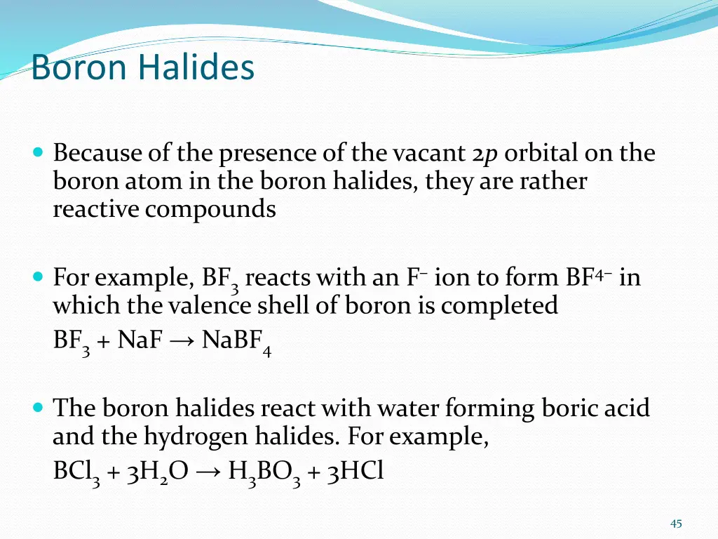 boron halides 1