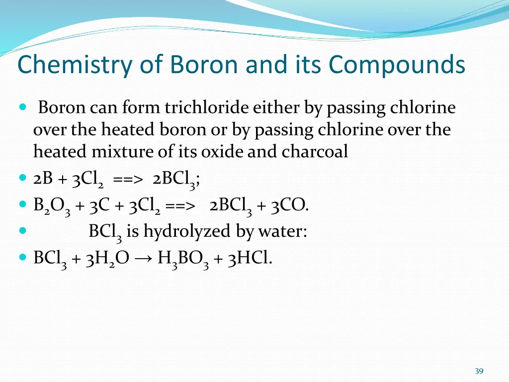 chemistry of boron and its compounds 2