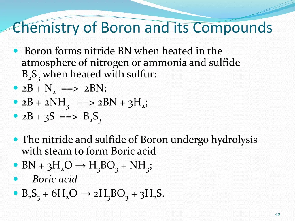 chemistry of boron and its compounds 3