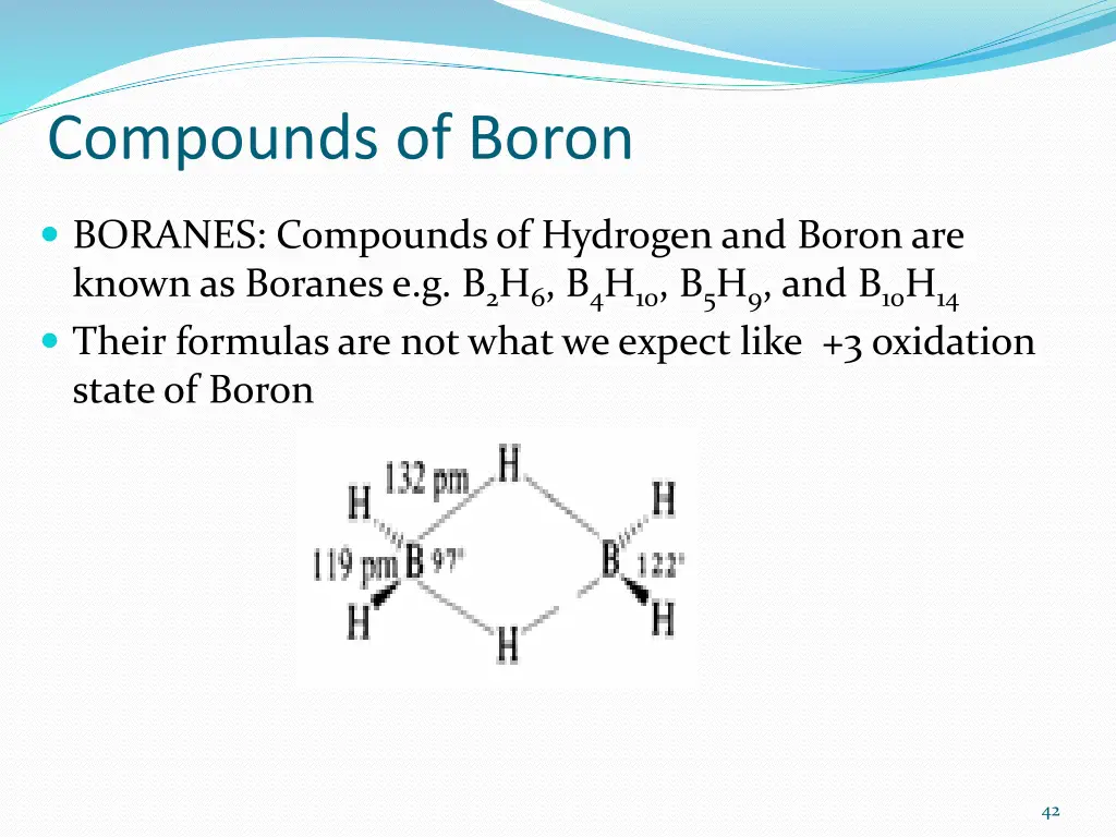 compounds of boron