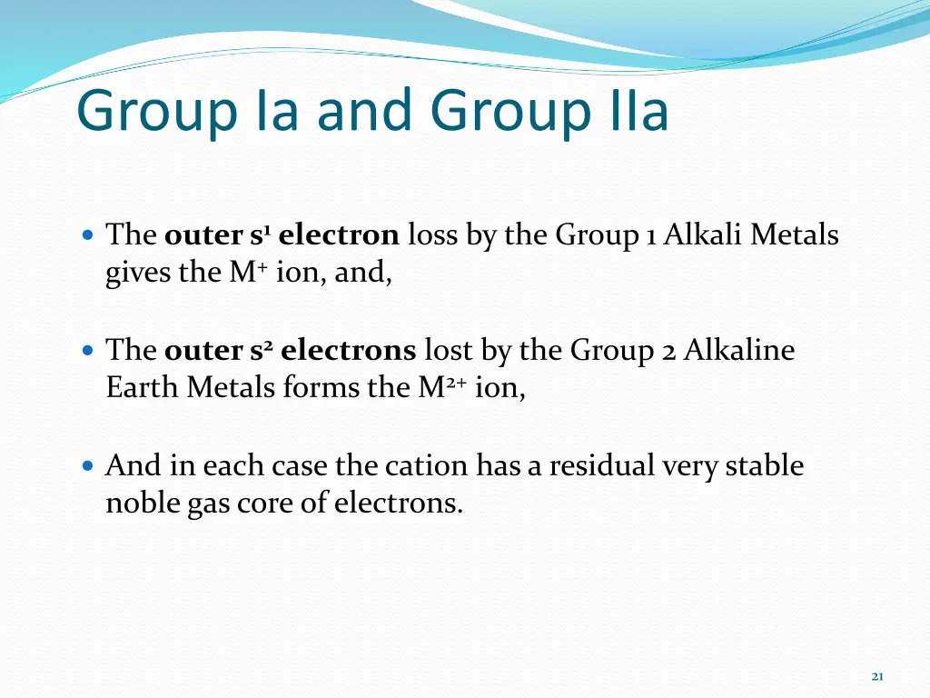 group ia and group iia