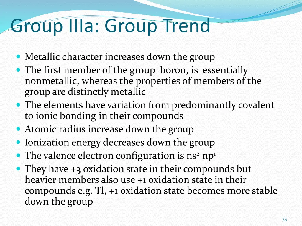 group iiia group trend