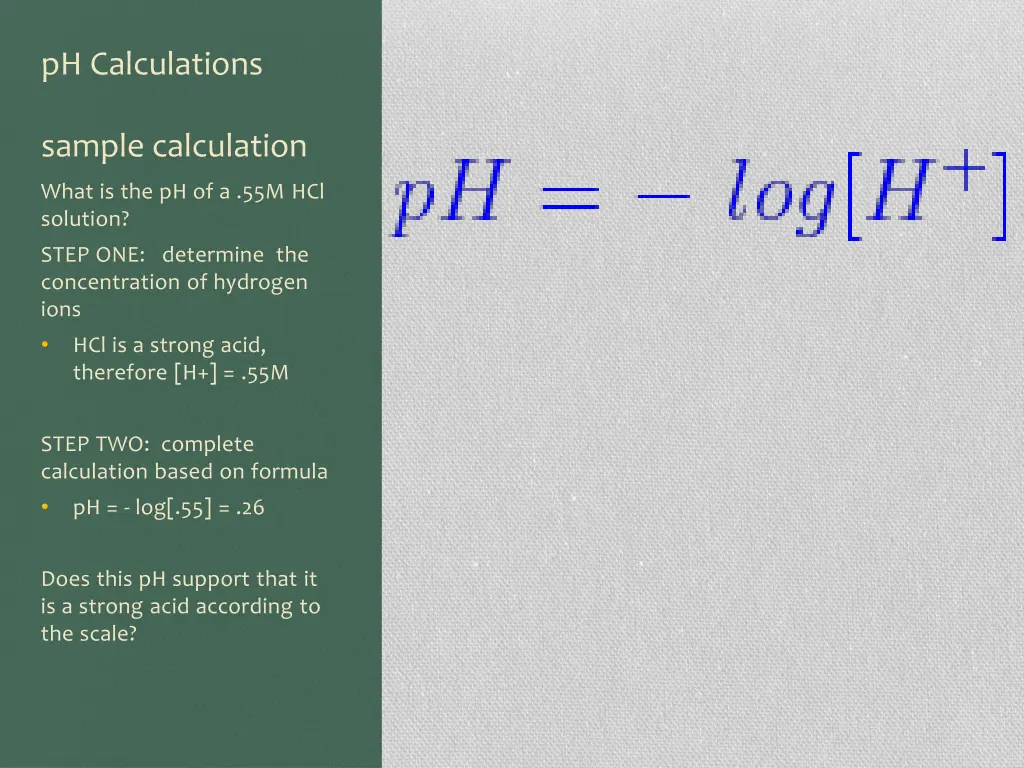 ph calculations 1