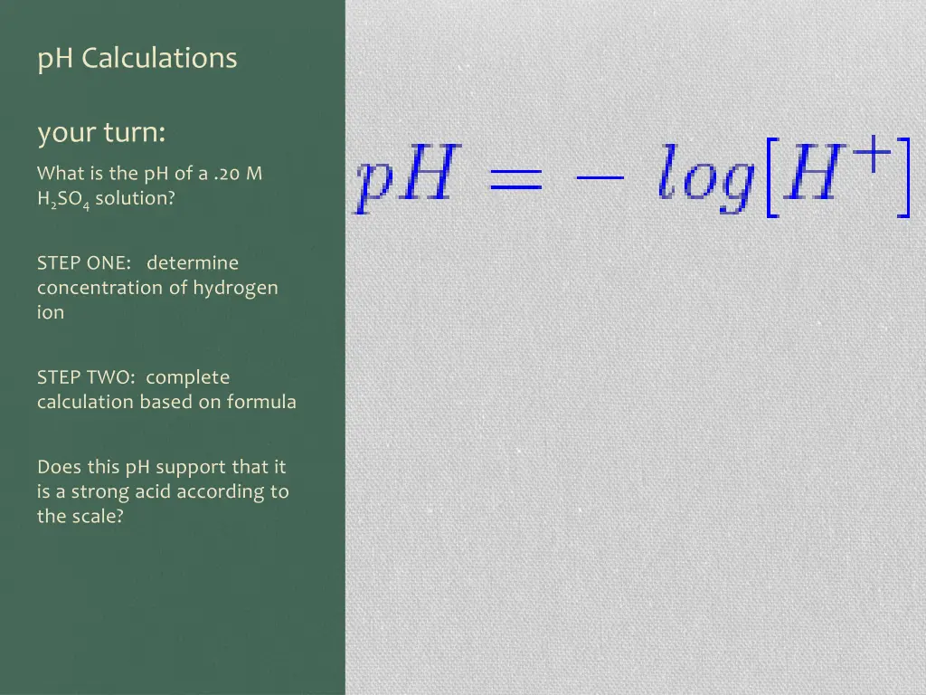 ph calculations 2