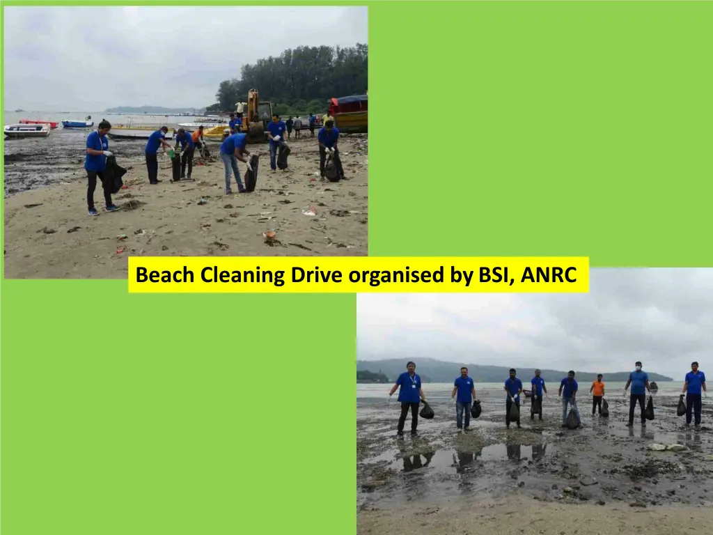 beach cleaning drive organised bybsi anrc