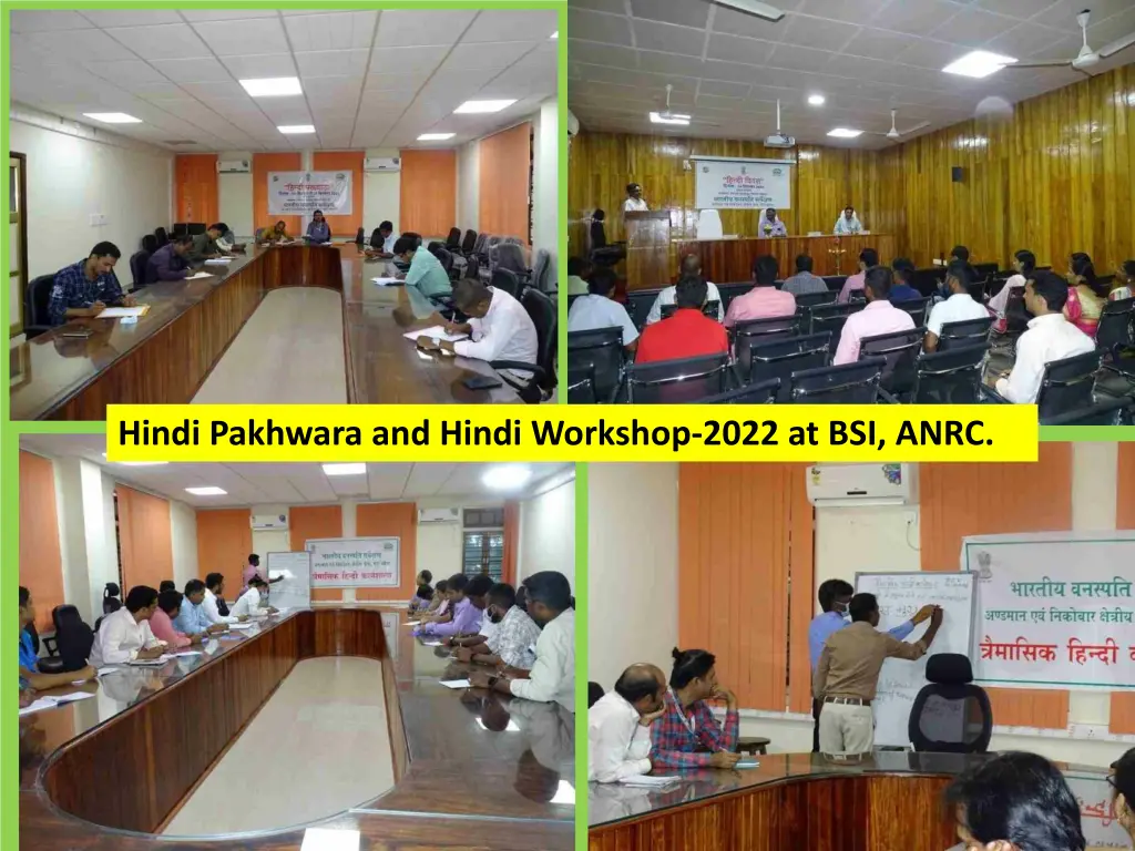 hindi pakhwara and hindi workshop 2022 at bsi anrc