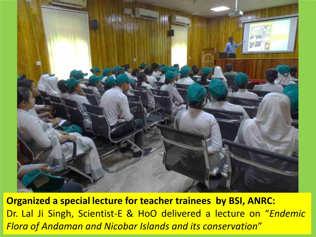 organized a speciallecture for teacher trainees 1