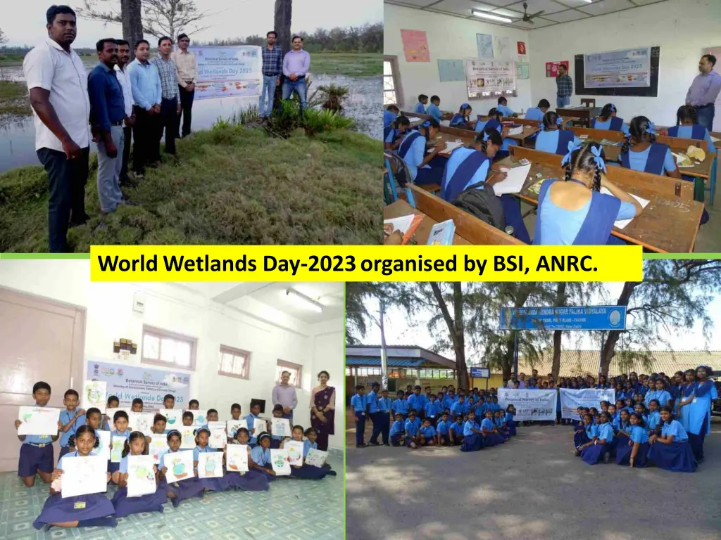 worldwetlands day 2023organised by bsi anrc