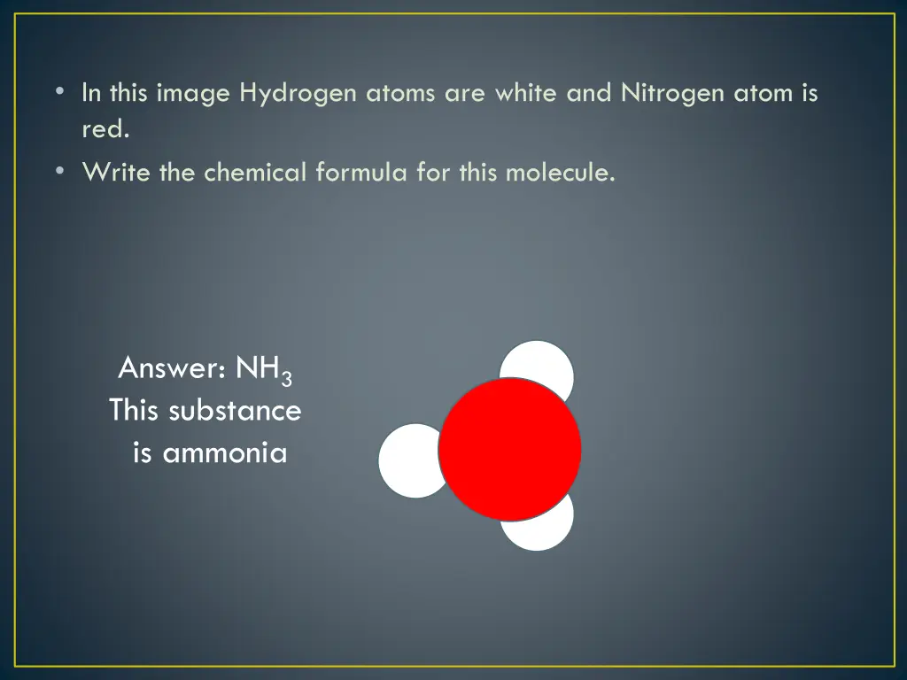 in this image hydrogen atoms are white