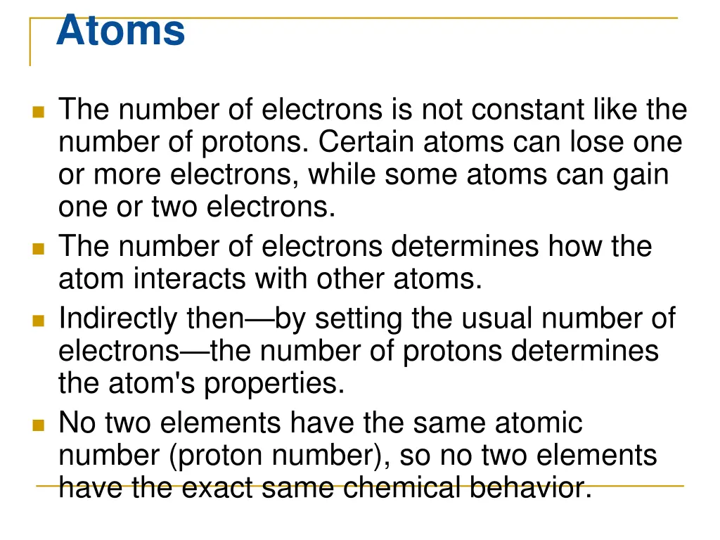 atoms 5