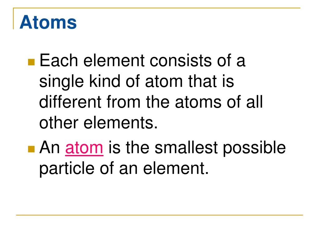 atoms