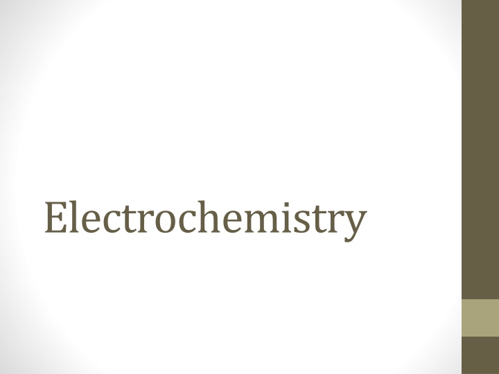 electrochemistry