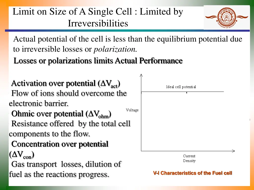 limit on size of a single cell limited