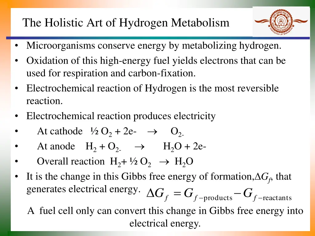 the holistic art of hydrogen metabolism