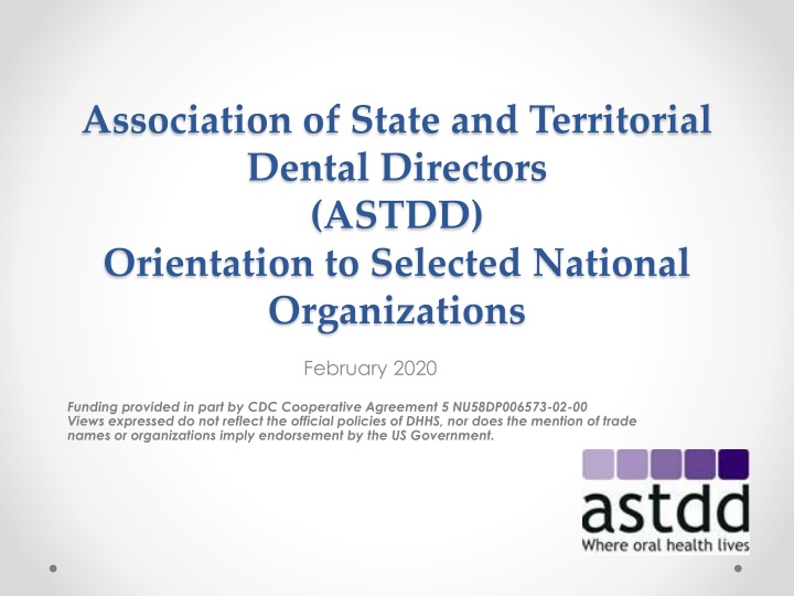 association of state and territorial dental