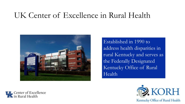 uk center of excellence in rural health