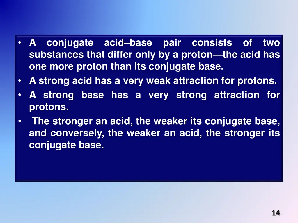 a conjugate acid base pair consists