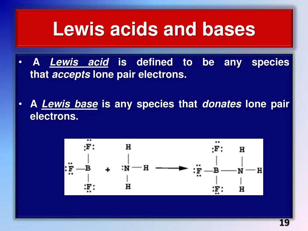 lewis acids and bases