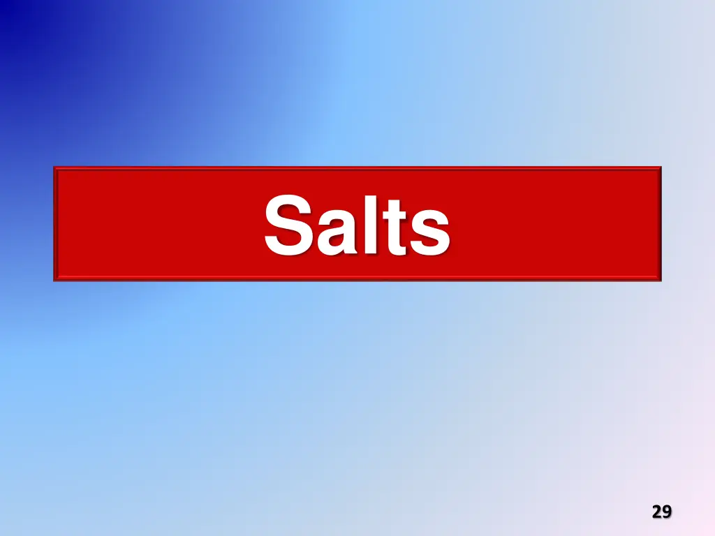 salts