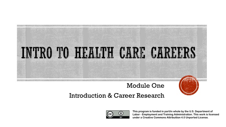 intro to health care careers