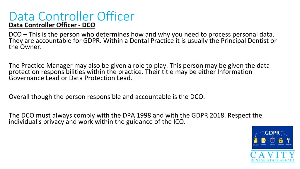 data controller officer